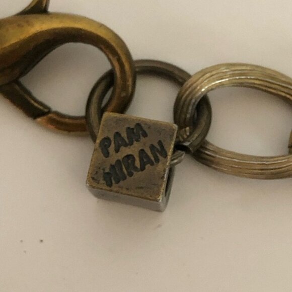 Anthropologie Pam Hiran Beaded Teardrop Pendant Necklace - Picture 5 of 8